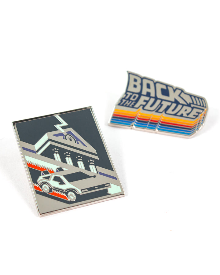 Pin Kings Official Back to the Future Enamel Pin Badge Set 1.1