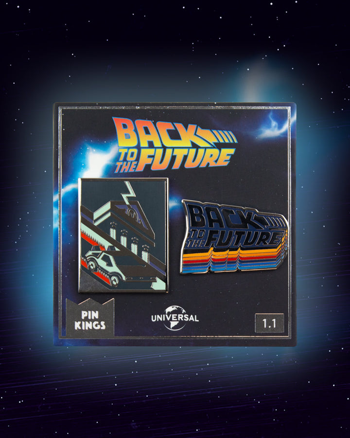 Pin Kings Official Back to the Future Enamel Pin Badge Set 1.1