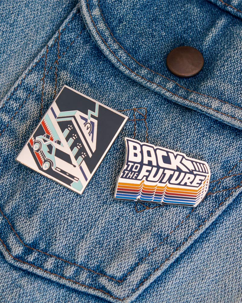 Pin Kings Official Back to the Future Enamel Pin Badge Set 1.1