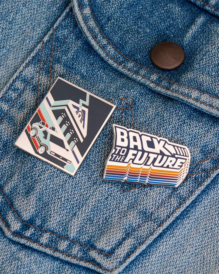 Pin Kings Official Back to the Future Enamel Pin Badge Set 1.1