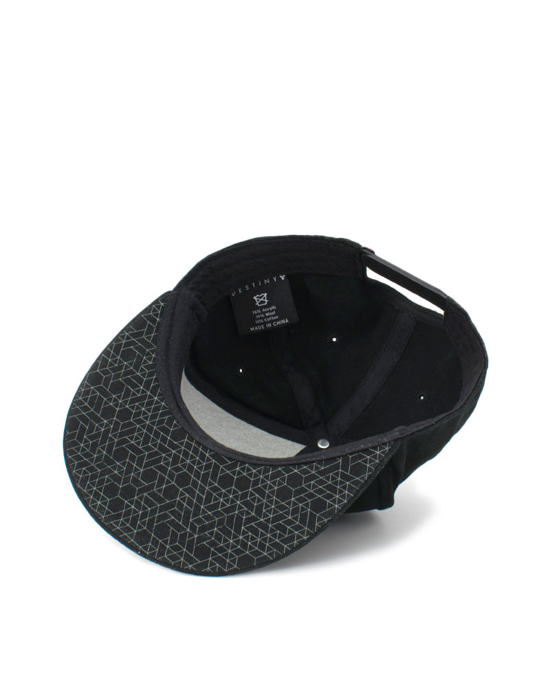 Official Destiny Black Tricorn Snapback