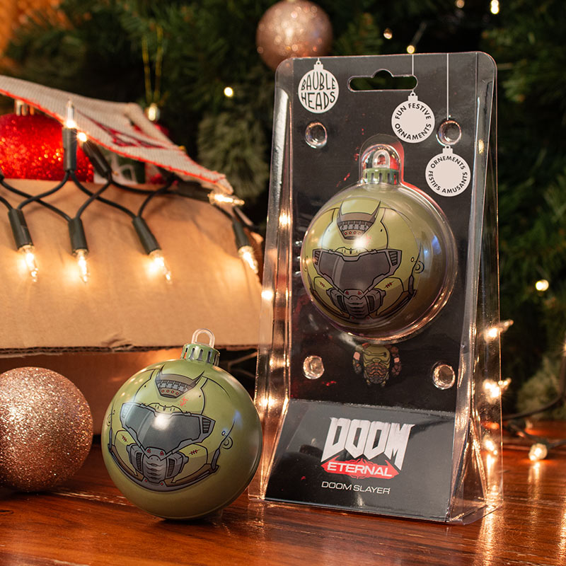 Bauble Heads Official DOOM ‘DOOM Slayer’ Christmas Decoration / Ornament