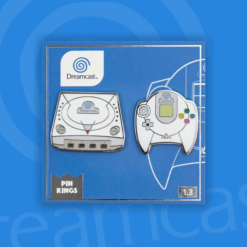 Pin Kings Official SEGA Console Enamel Pin Badge Set 1.3 – Dreamcast