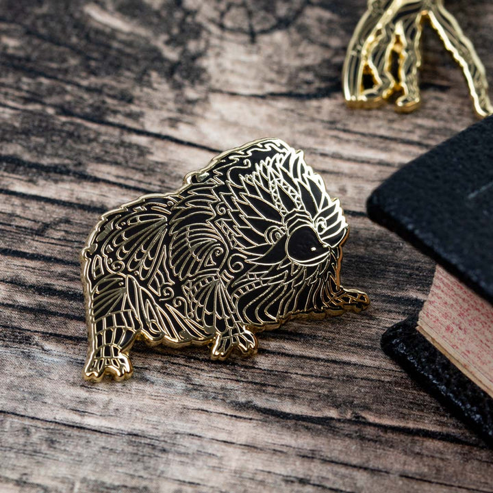 Pin Kings Official Harry Potter Fantastic Beasts Enamel Pin Badge Set 1.2 – Baby Niffler & Bowtruckle