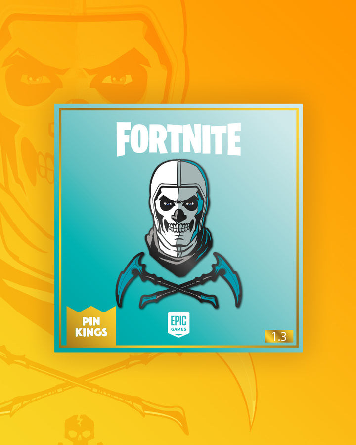 Pin Kings Official Fortnite Enamel Pin Badge Set 1.3 - Skull Trooper