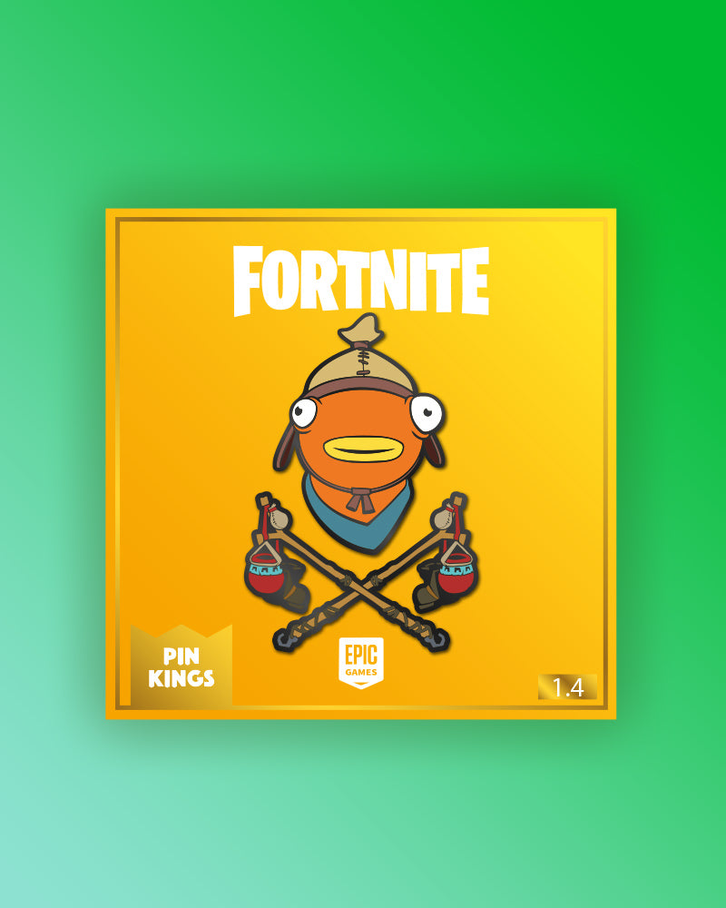 Pin Kings Official Fortnite Enamel Pin Badge Set 1.4 - Fishsticks