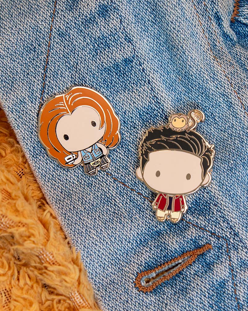 Pin Kings Official Friends Enamel Pin Badge Set 1.1 - Rachel & Ross