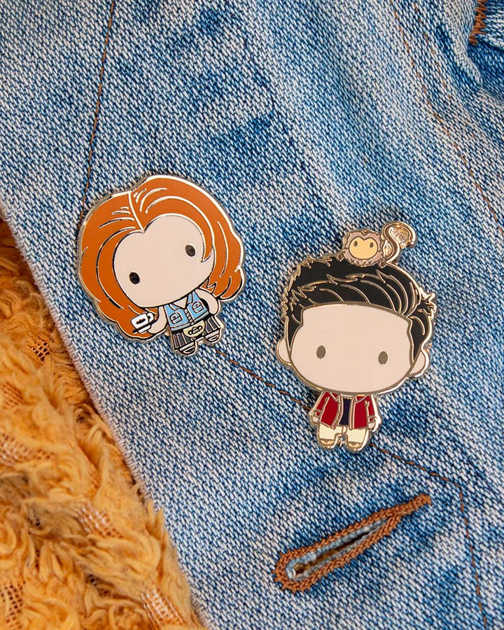 Pin Kings Official Friends Enamel Pin Badge Set 1.1 - Rachel & Ross