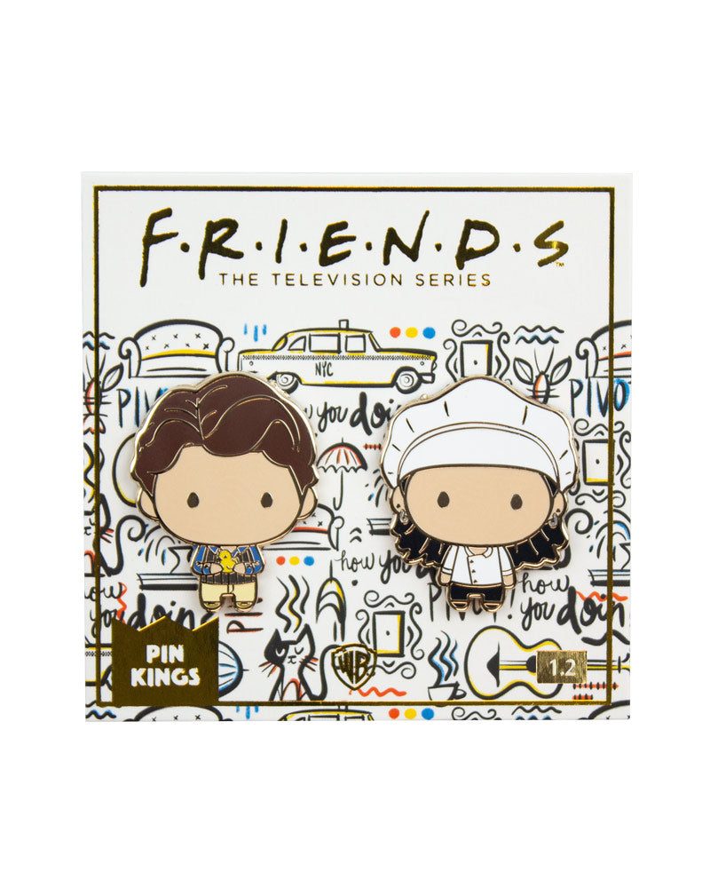 Pin Kings Official Friends Enamel Pin Badge Set 1.2 - Monica & Chandler