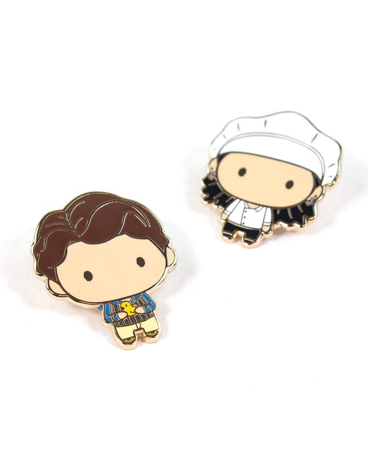 Pin Kings Official Friends Enamel Pin Badge Set 1.2 - Monica & Chandler