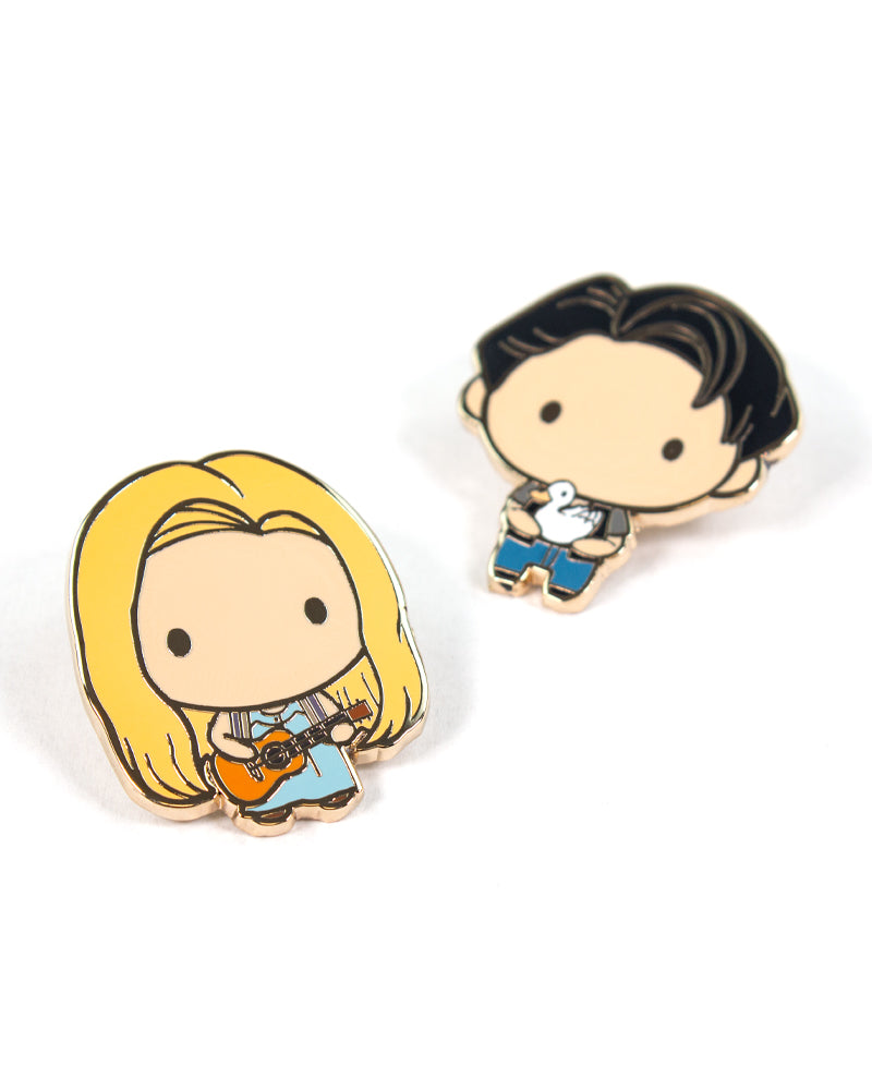 Pin Kings Official Friends Enamel Pin Badge Set 1.3 - Phoebe & Joey