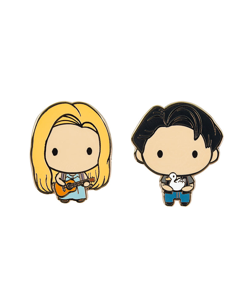 Pin Kings Official Friends Enamel Pin Badge Set 1.3 - Phoebe & Joey