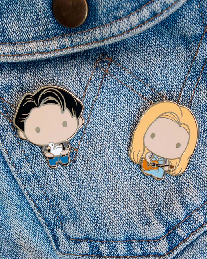 Pin Kings Official Friends Enamel Pin Badge Set 1.3 - Phoebe & Joey