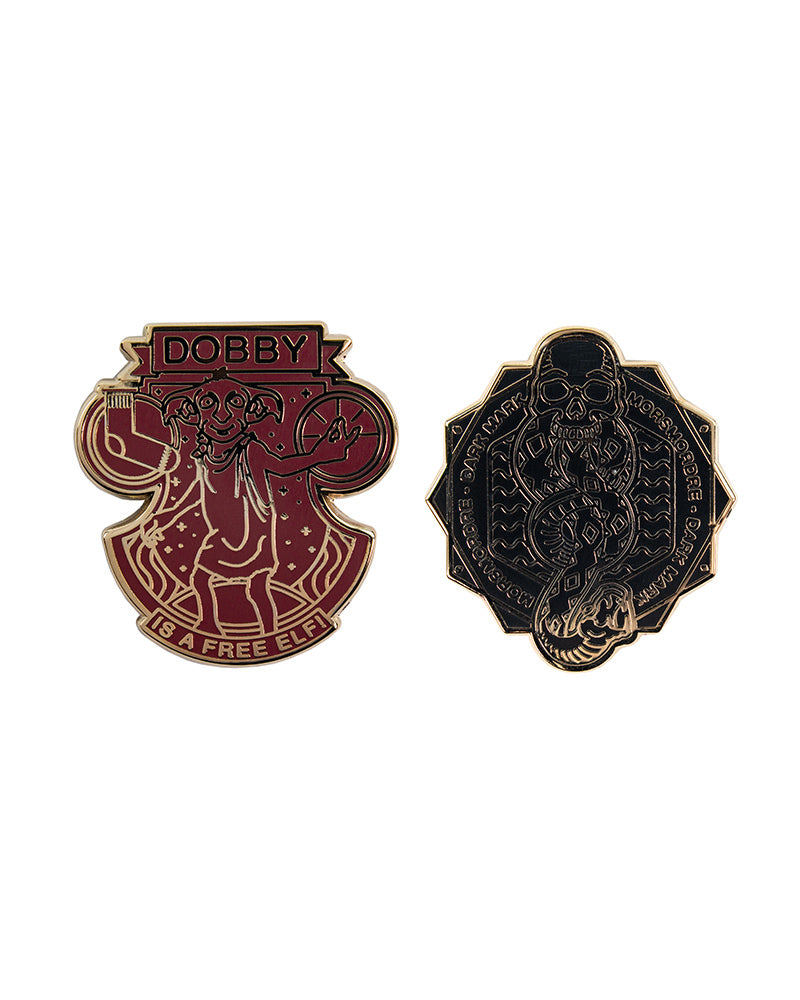 Pin Kings Official Harry Potter Enamel Pin Badge Set 1.3 - Dark Mark & Dobby