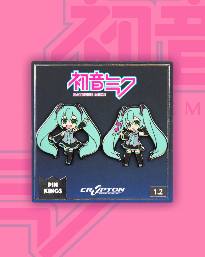 Pin Kings Official Hatsune Miku Enamel Pin Badge Set 1.2