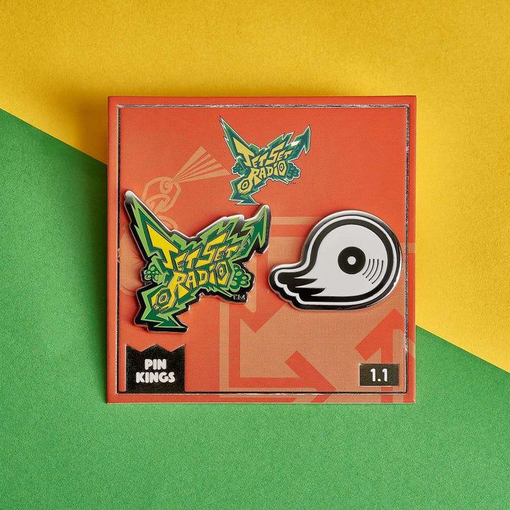 Pin Kings Official SEGA Jet Set Radio Enamel Pin Badge Set 1.1