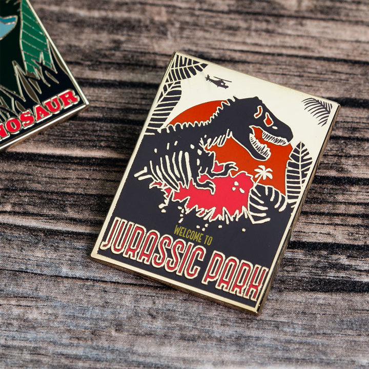 Pin Kings Official Jurassic Park Enamel Badge Set 1.2