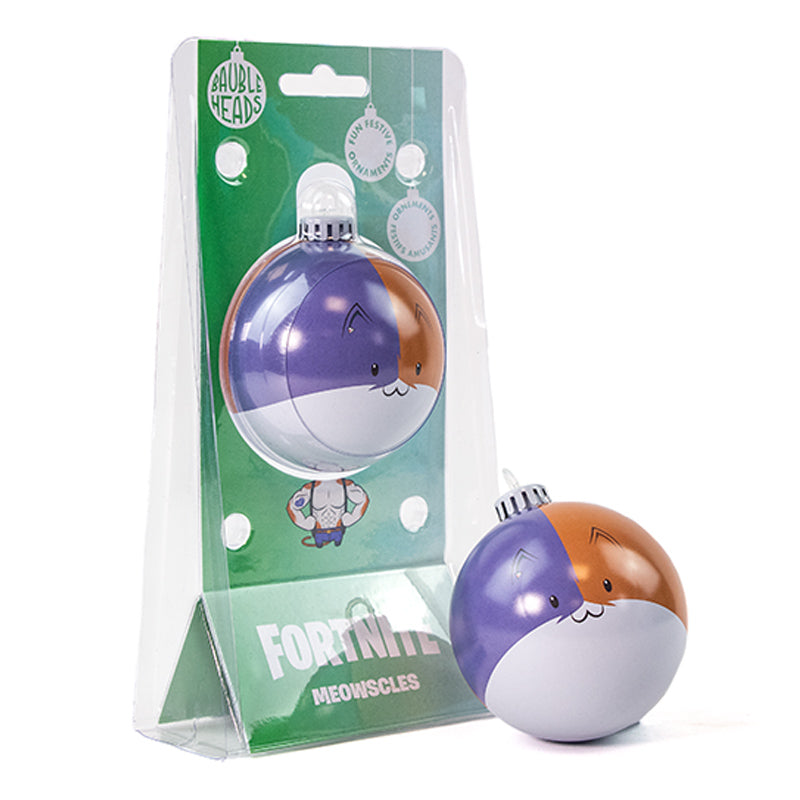Bauble Heads Official Fortnite ‘Meowscles’ Christmas Decoration / Ornament
