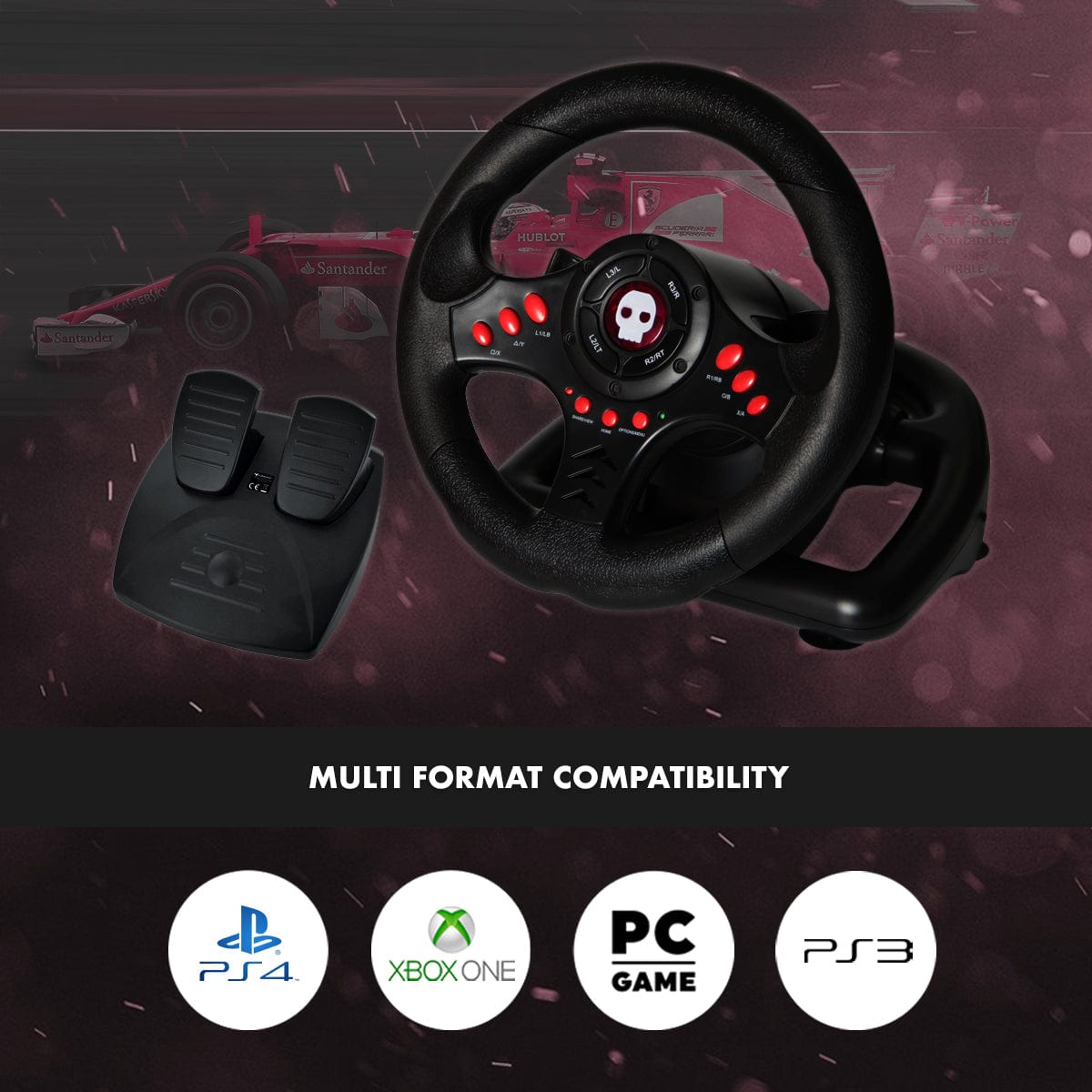 Numskull Multi Format Steering Wheel
