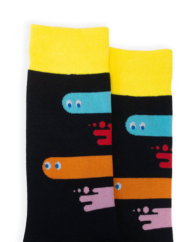 Official Pac-Man 40th Anniversary Socks - 3 Pack