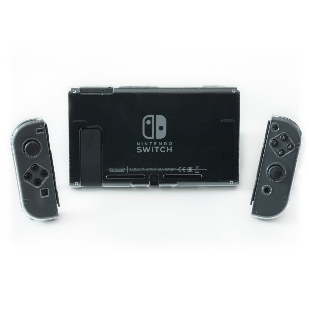 Numskull Nintendo Switch Crystal Clear Hard Case Cover for Switch & Joy-Con Controllers