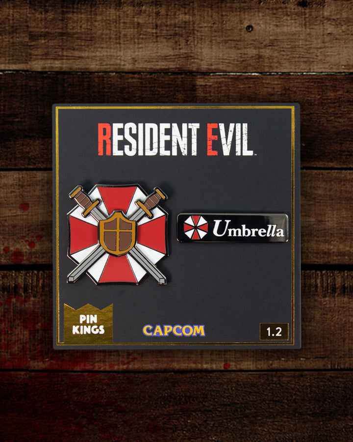 Pin Kings Official Resident Evil Enamel Pin Badge Set 1.2