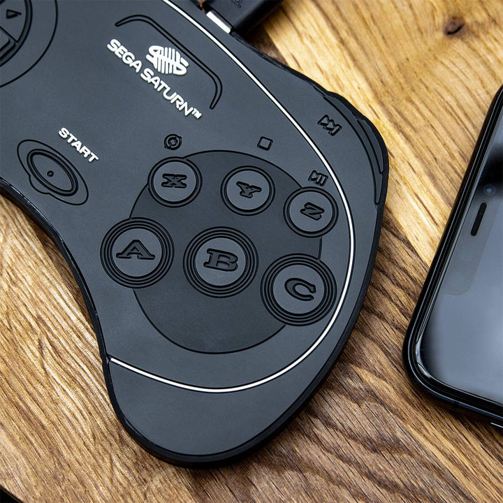 Official SEGA Saturn Hand Controller Wireless Charging Mat Official SEGA Saturn Hand Controller Wireless Charging Mat