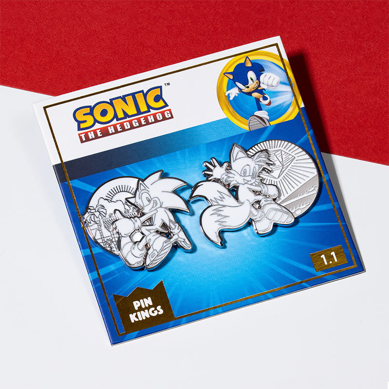 Pin Kings Official Modern Sonic the Hedgehog Japanese Style Pin Badge Set 1.1
