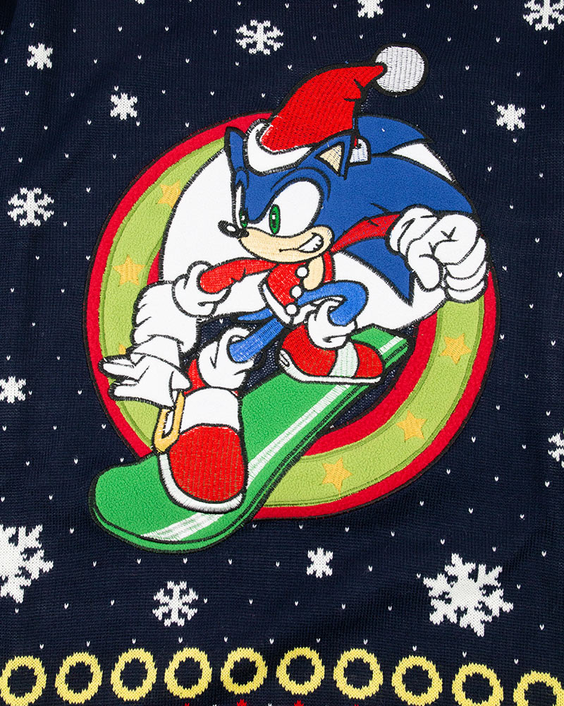 Official Sonic the Hedgehog Snowboard Christmas Jumper / Sweater