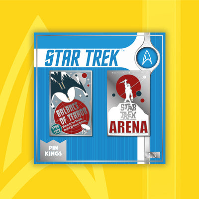 Pin Kings Official Star Trek Enamel Pin Badge Set 1.3 – Balance of Terror & Arena