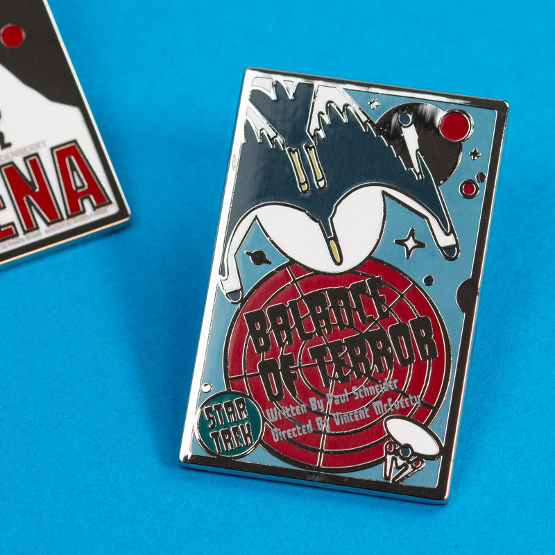 Pin Kings Official Star Trek Enamel Pin Badge Set 1.3 – Balance of Terror & Arena