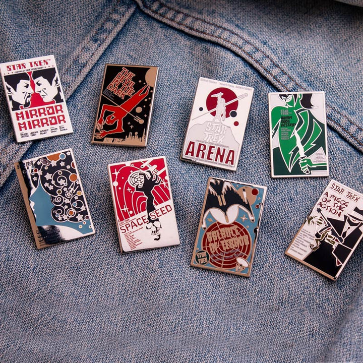 Pin Kings Official Star Trek Enamel Pin Badge Set 1.1 – Mirror Spock & The City on The Edge