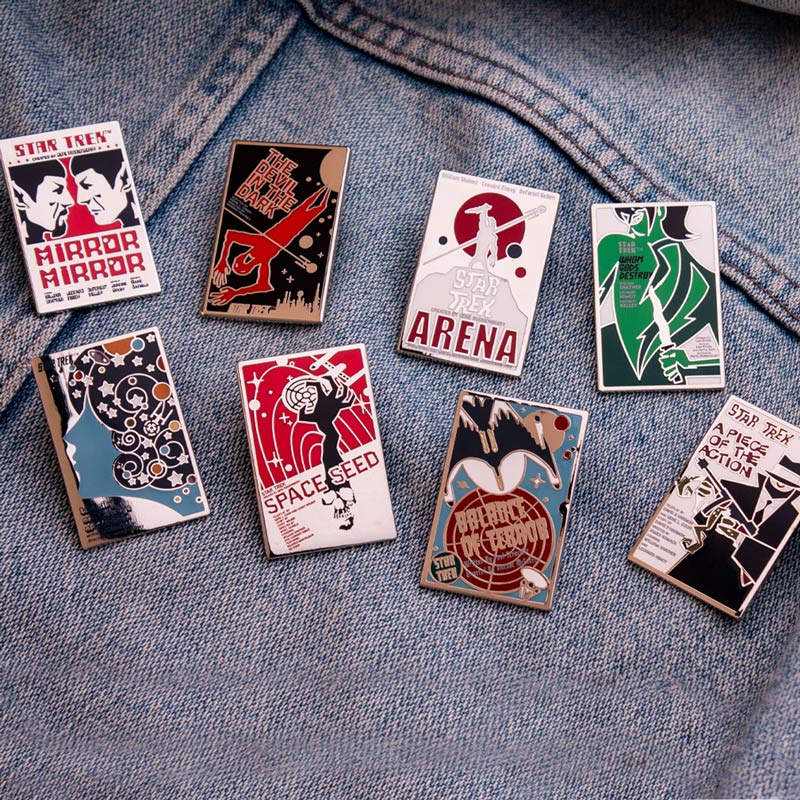Pin Kings Official Star Trek Enamel Pin Badge Set 1.3 – Balance of Terror & Arena
