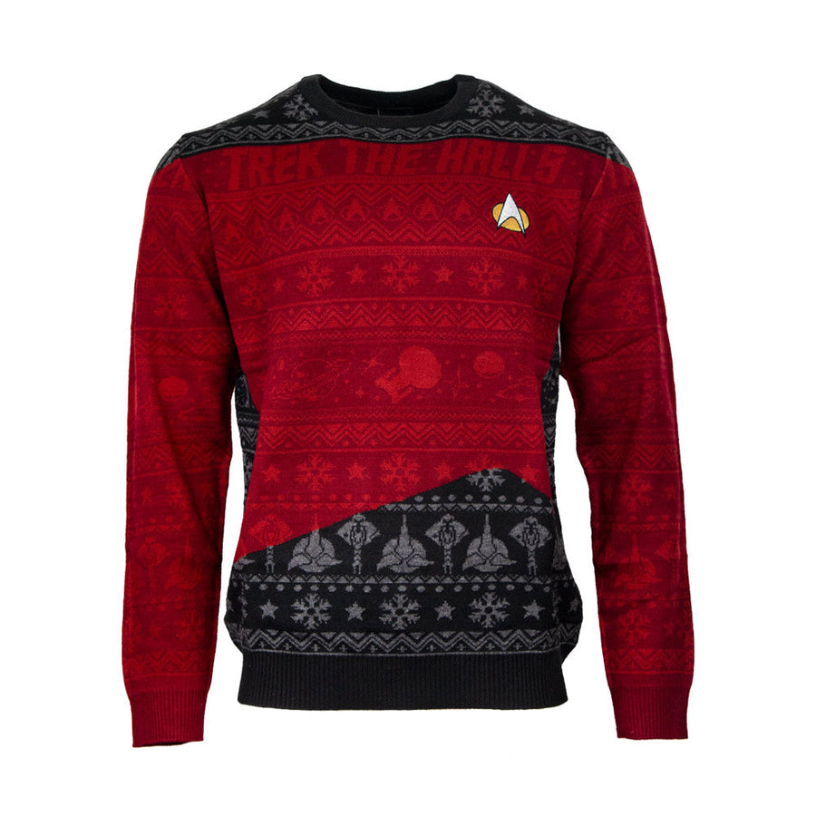 Official Star Trek 'Trek The Halls' Christmas Jumper Ugly Sweater