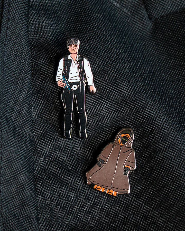 Pin Kings Official Star Wars Enamel Pin Badge Set 1.5 - Han Solo and Jawa