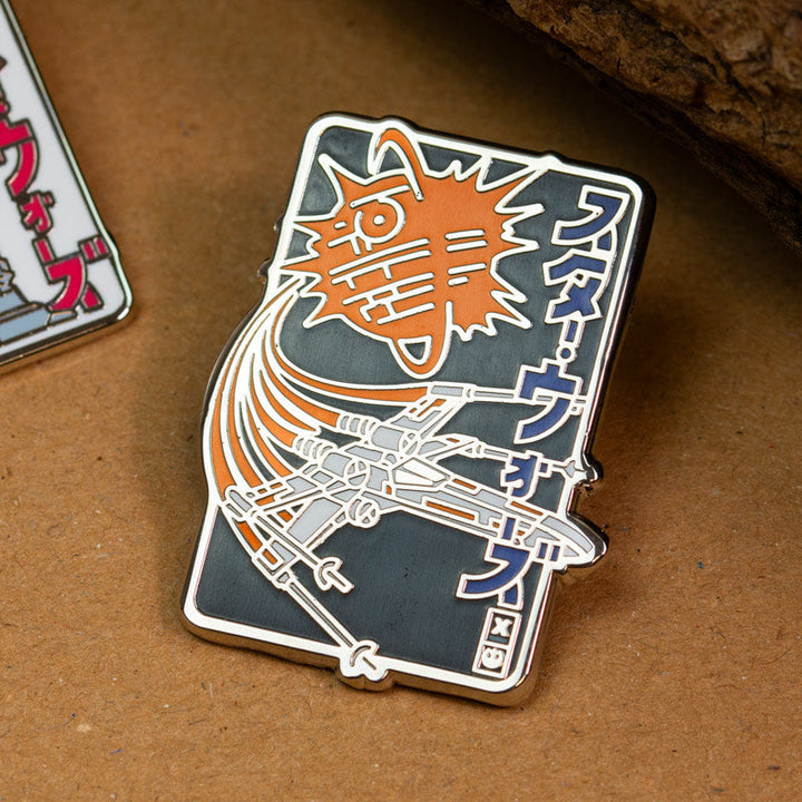 Pin Kings Official Star Wars Enamel Pin Badge Set 2.1 – X-Wing & AT-AT