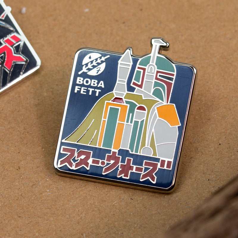 Pin Kings Official Star Wars Enamel Pin Badge Set 2.3 – Boba Fett & Darth Vader