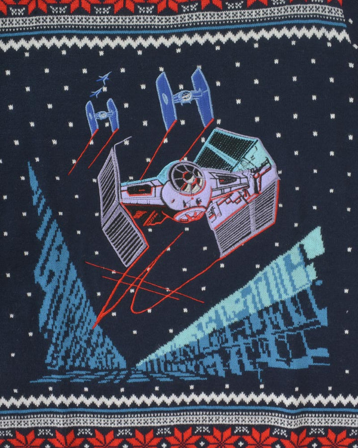 Official Star Wars Tie Fighter Battle of Yavin Christmas Jumper / Ugly Sweater