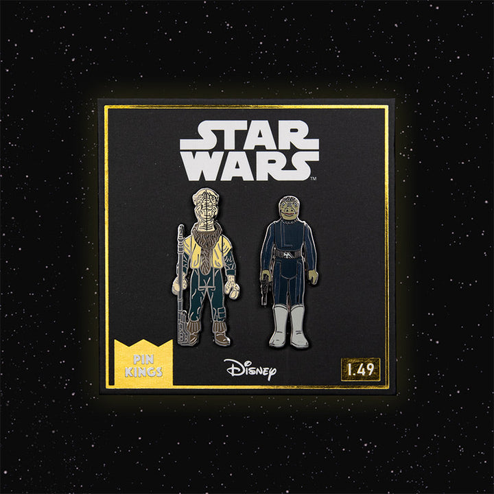 Pin Kings Official Star Wars Enamel Pin Badge Set 1.49 – Yak Face and Snaggletooth