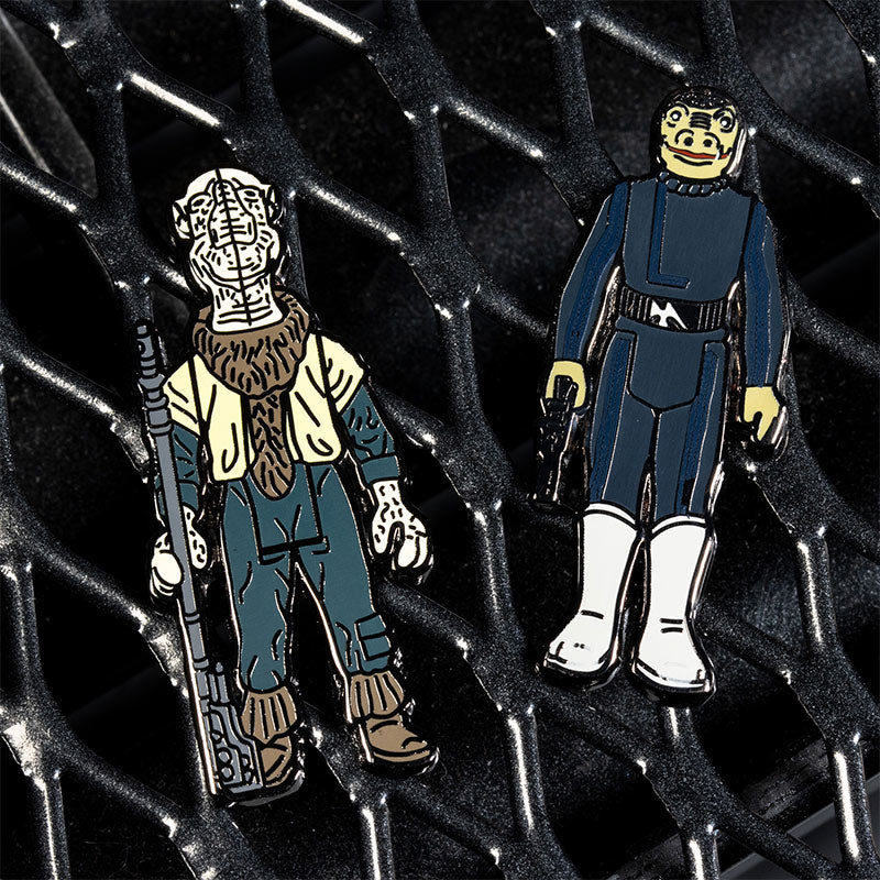 Pin Kings Official Star Wars Enamel Pin Badge Set 1.49 – Yak Face and Snaggletooth