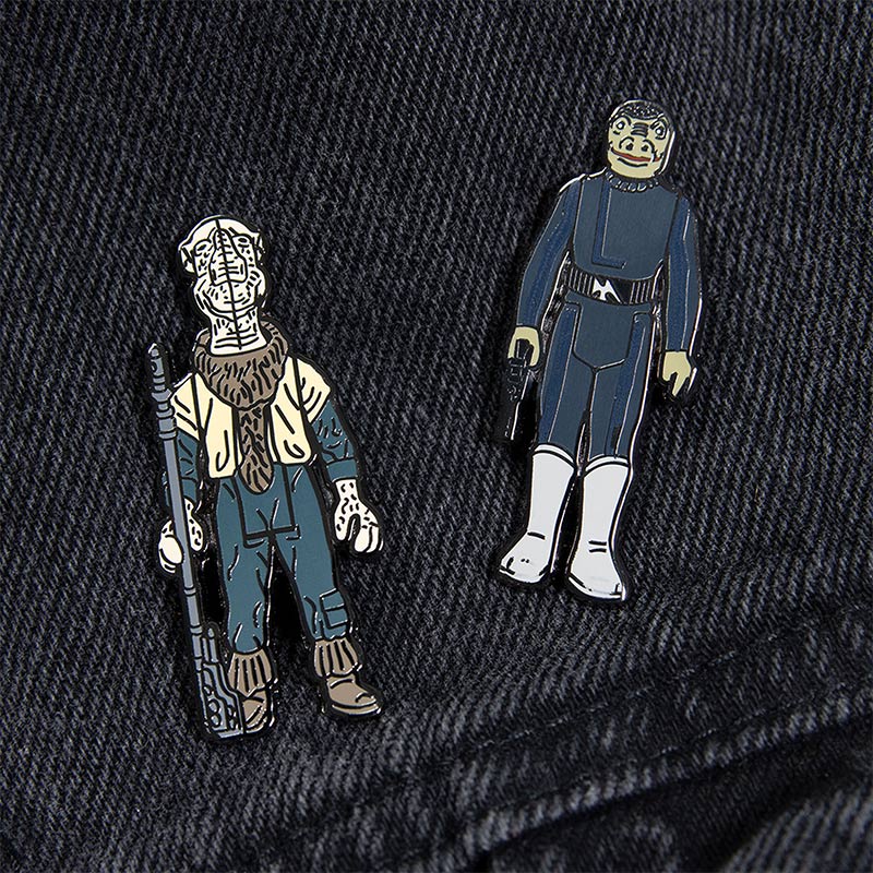 Pin Kings Official Star Wars Enamel Pin Badge Set 1.49 – Yak Face and Snaggletooth