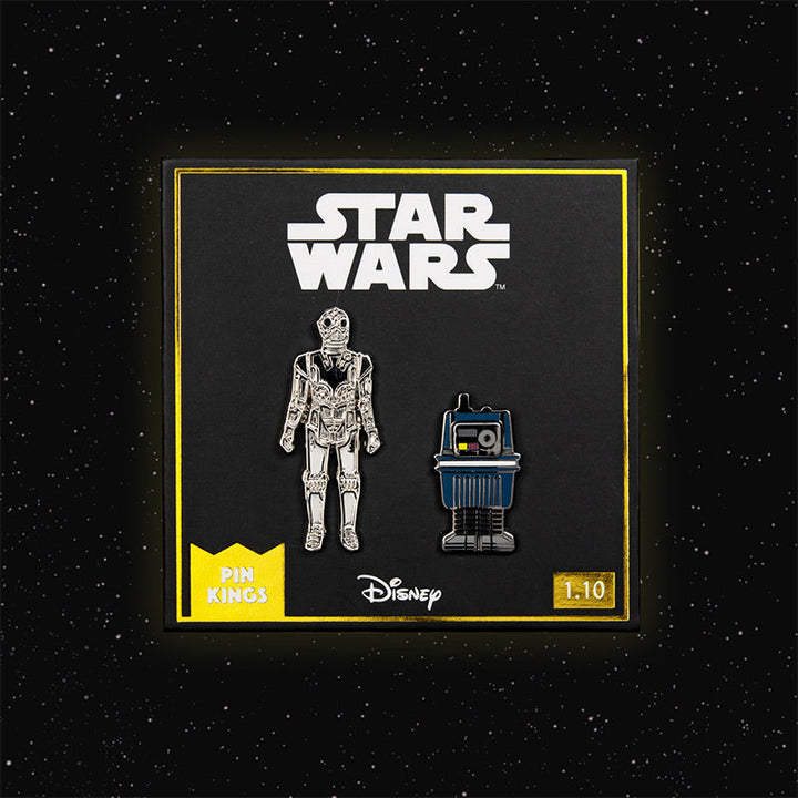 Pin Kings Official Star Wars Enamel Pin Badge Set 1.10 – Death Star Droid and Power Droid