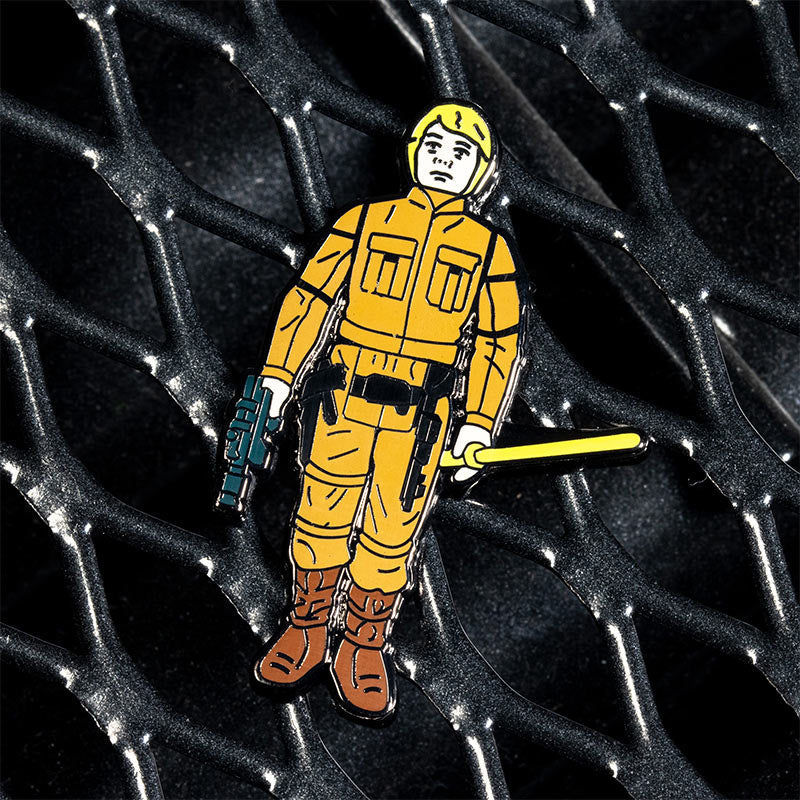 Pin Kings Official Star Wars Enamel Pin Badge Set 1.14 – IG-88 and Luke Skywalker (Bespin Fatigues)