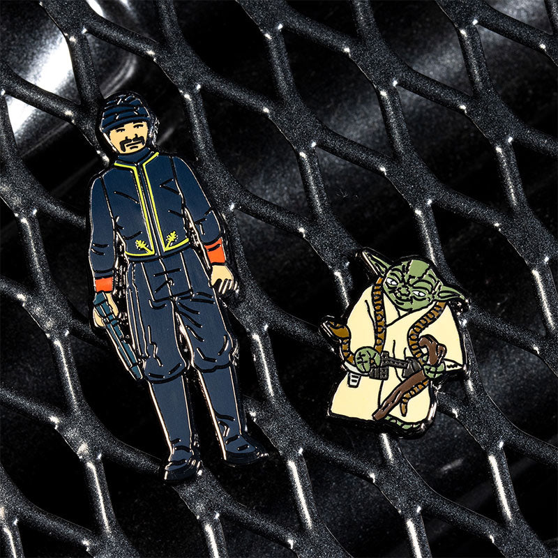 Pin Kings Official Star Wars Enamel Pin Badge Set 1.16 – Bespin Security Guard and Yoda
