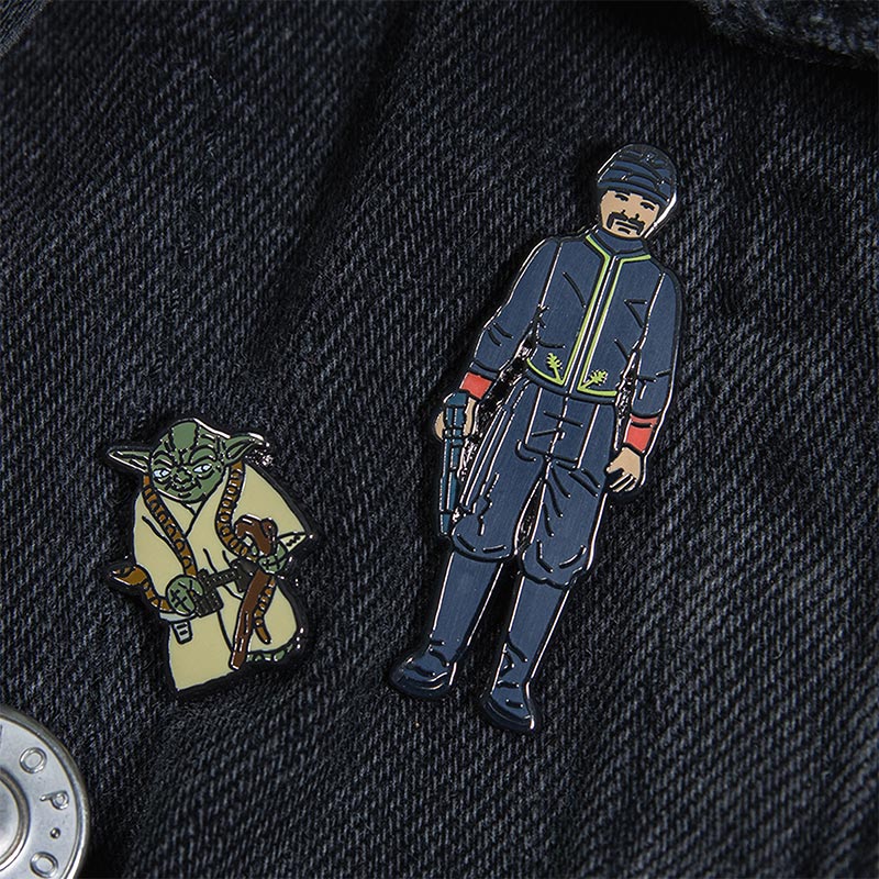 Pin Kings Official Star Wars Enamel Pin Badge Set 1.16 – Bespin Security Guard and Yoda