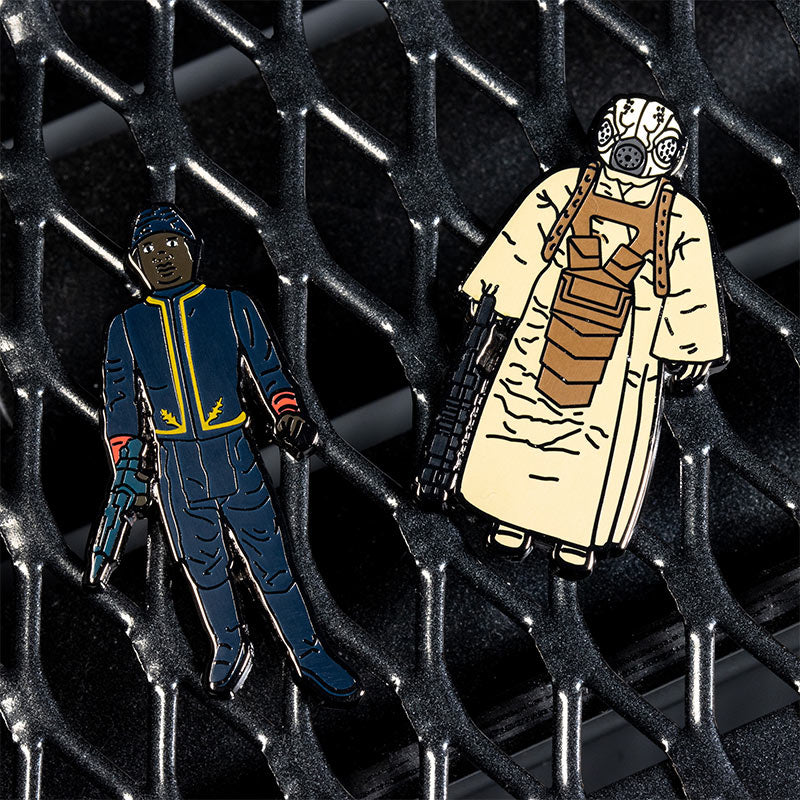 Pin Kings Official Star Wars Enamel Pin Badge Set 1.24 – Bespin Security Guard (Variant) and Zuckuss