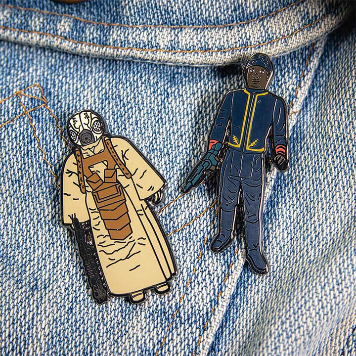 Pin Kings Official Star Wars Enamel Pin Badge Set 1.24 – Bespin Security Guard (Variant) and Zuckuss
