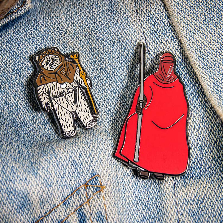 Pin Kings Official Star Wars Enamel Pin Badge Set 1.28 – Emperor’s Royal Guard and Chief Chirpa