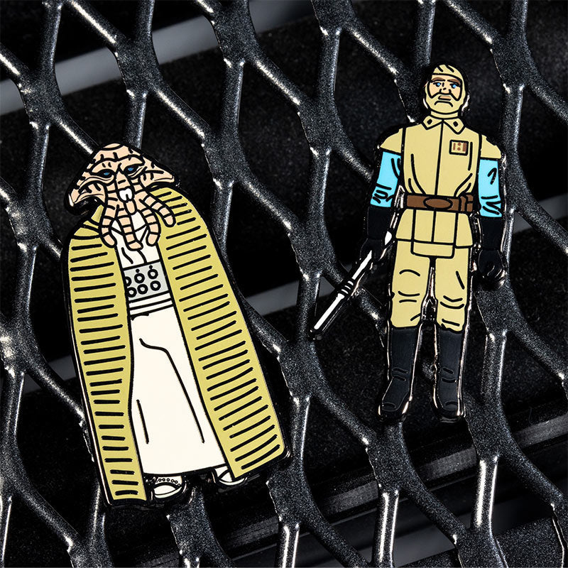 Pin Kings Official Star Wars Enamel Pin Badge Set 1.31 – Squid Head and General Madine