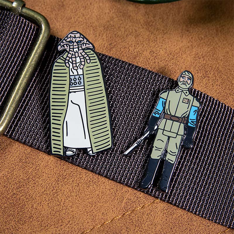 Pin Kings Official Star Wars Enamel Pin Badge Set 1.31 – Squid Head and General Madine